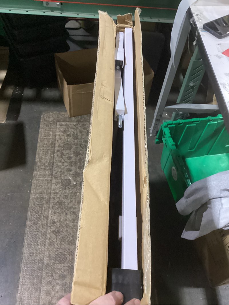 Condition photo showing Good Condition for 37 Inch Tall Baby Gate with Small Cat Door, Adjustable 29.55" and 46.06", Auto Close Safety Child Gate for Stairs, Doorway, House, Pressure Mounted White 37*46.06"