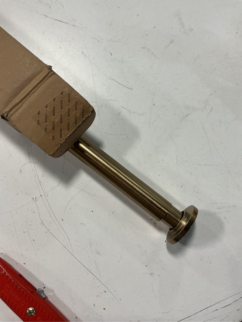 Condition photo showing Good Condition for ivilon tension curtain rod - spring tension rod for windows or shower, 24 to 36 inch. warm gold