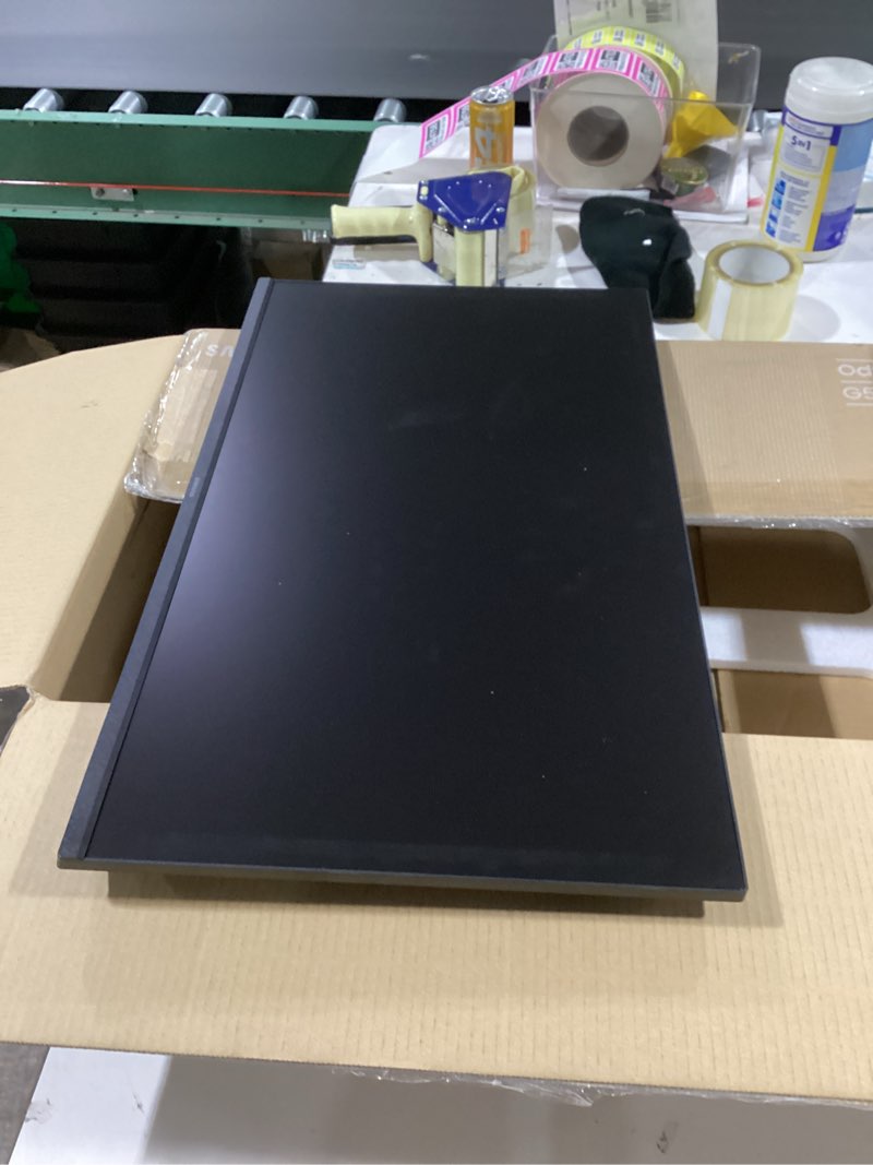 Condition photo showing As Is for SAMSUNG 27” Odyssey G5 G53F QHD Resolution Gaming Monitor, HDR10, 200Hz Refresh Rate, IPS Panel, AMD FreeSync™ Premium, Black Equalizer, Auto Source Switch, LS27FG53DENXZA
