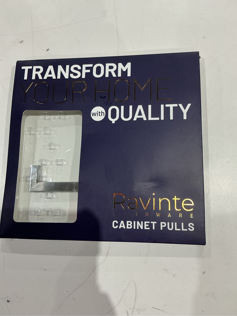 Condition photo showing Good Condition for ravinte 1 pack 5 inch kitchen square cabinet handles brushed nickel drawer pulls for cupboard hardware brushed nickel 1