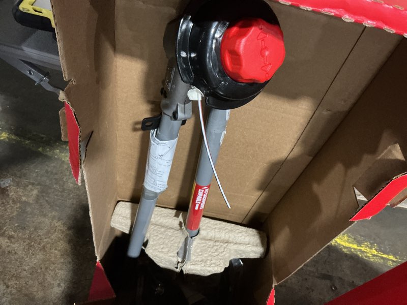 Condition photo showing As Is for craftsman ws2200 25-cc 2-cycle 17-in straight shaft attachment capable gas string trimmer