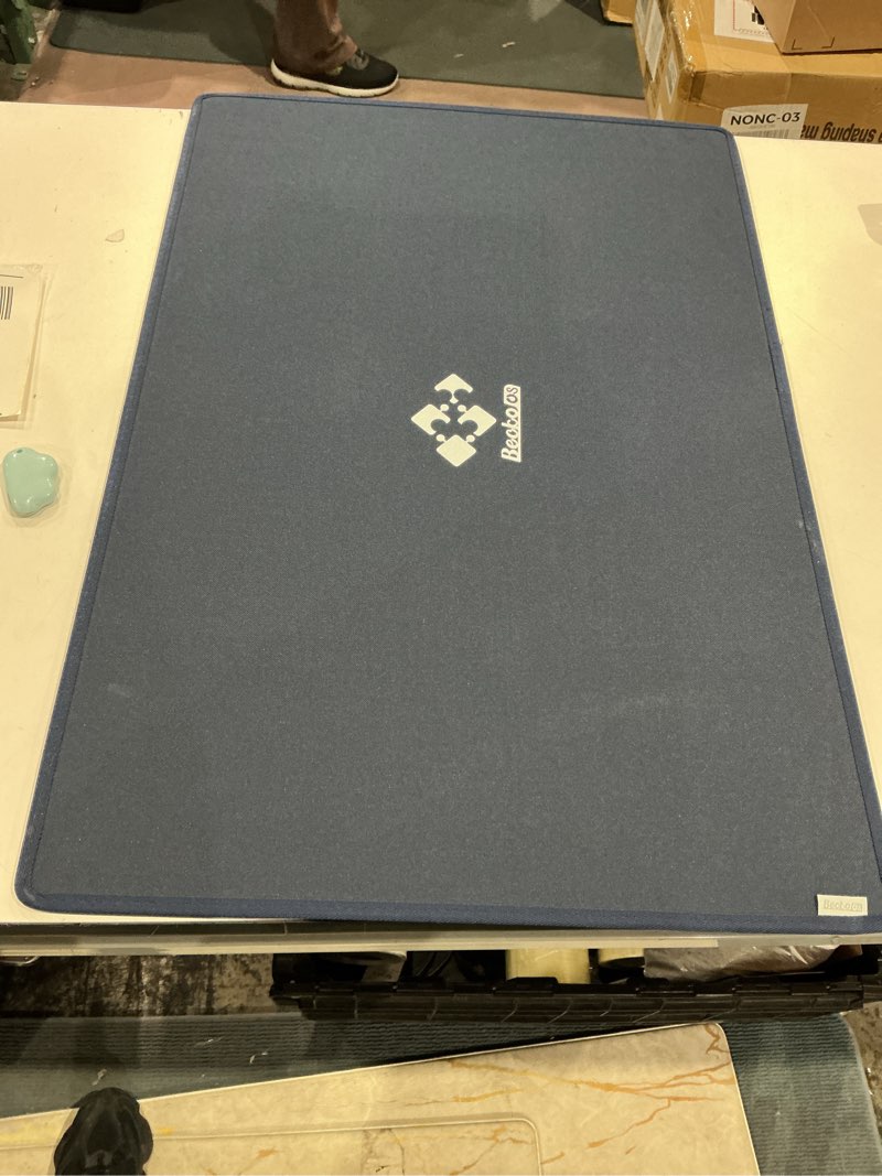 Condition photo showing Good Condition for becko us jigsaw puzzle board portable puzzle mat for puzzles storage saver, non-slip surface, sturdy and movable, up to 1000 pieces (blue/black) black 1