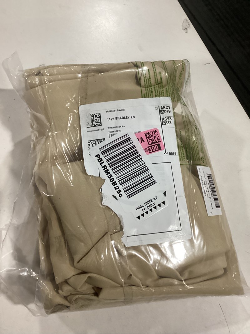 Condition photo showing Good Condition for NICETOWN Room Darkening Draperies Window Curtain Panels, Thermal Insulated Grommet Room Darkening Curtains for Bedroom (Biscotti Beige, 2 Panels, W42 x L48 -inch) Biscotti Beige 42"W x 48"L (Pack of 2)