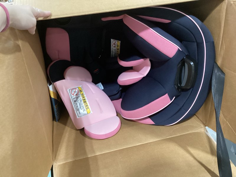 Condition photo showing Good Condition for safety 1st grow and go all-in-one slim convertible car seat, rear facing, 5-40 lbs, forward facing (30–65 lbs), high back booster seat 40-100 pounds, vineyard girl vineyard girl original
