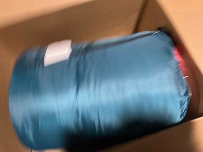 Condition photo showing Good Condition for Coleman Brazos 20/30°F Adult Cool-Weather Sleeping Bag with No-Snag Zipper & Stuff Sack, Machine Washable, Great for Camping, Traveling, Guests, & More PFAS-Free 20°f