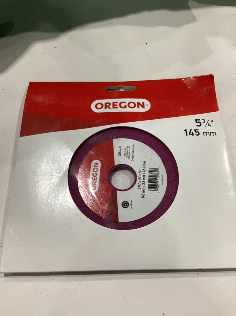 Condition photo showing New/Like New for Oregon OR534-18A Grinding Wheel, 5-3/4-Inch by 1/8-Inch,Purple