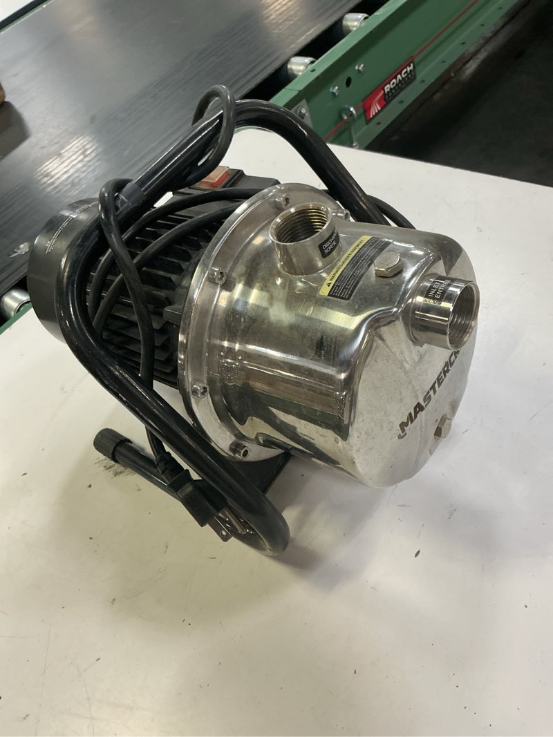 Condition photo showing As Is for mastercraft portable sprinkler pump