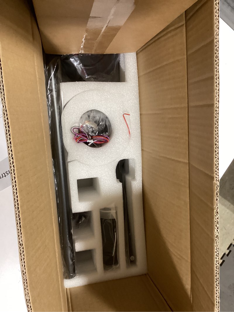 Condition photo showing New/Like New for Ceiling Fans with Lights, 42 Inch Ceiling Fan with Light And Remote, 3CCT Flush Moun Low Profile Ceiling Fans, 6 Speed Noiseless LED Ceiling Fan, Black Ceilings Fan with Remote for Bedroom Living Room Black 42 inch