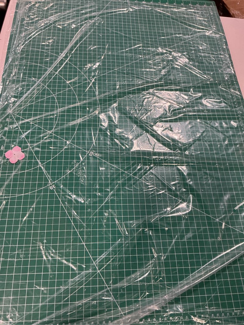 Condition photo showing As Is for density-upgraded 24" x 36" large self healing sewing mat, idemeet rotary cutting mat 5-ply cut board for crafts hobby project, scale size 24" x 36", a1, green green 36"l x 24"w