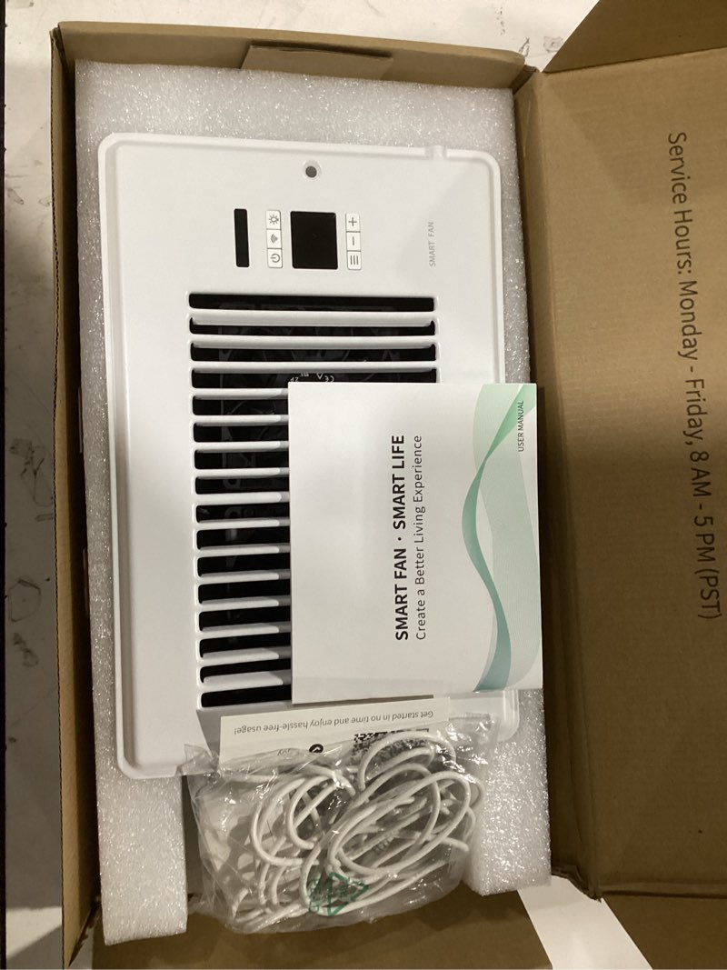 super quiet register booster fan for 6" x 10" register holes, smart register vent with dual intellig