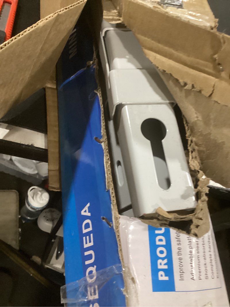 Condition photo showing As Is for mini split wall mounting bracket for 9000-15000 btu universal air conditioners heat pumps ac system, heavy duty support bracket for ductless mini split, hvac, compressor, max load 330 lb medium