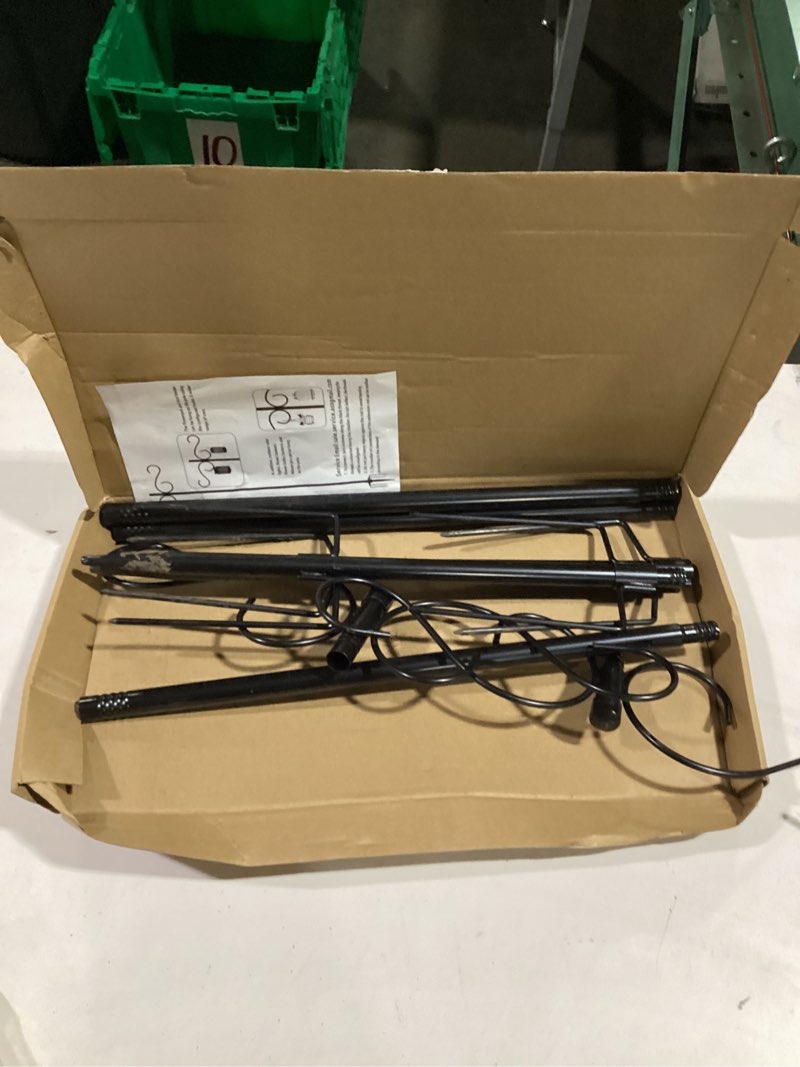 Condition photo showing Good Condition for rcuica double shepherds hooks for outdoor,2 pack 90 inch bird feeder pole with 5 prongs base,heavy duty shepherds hook,suitable for garden in hanging flower basket,lantern,bird nests (90 inch)