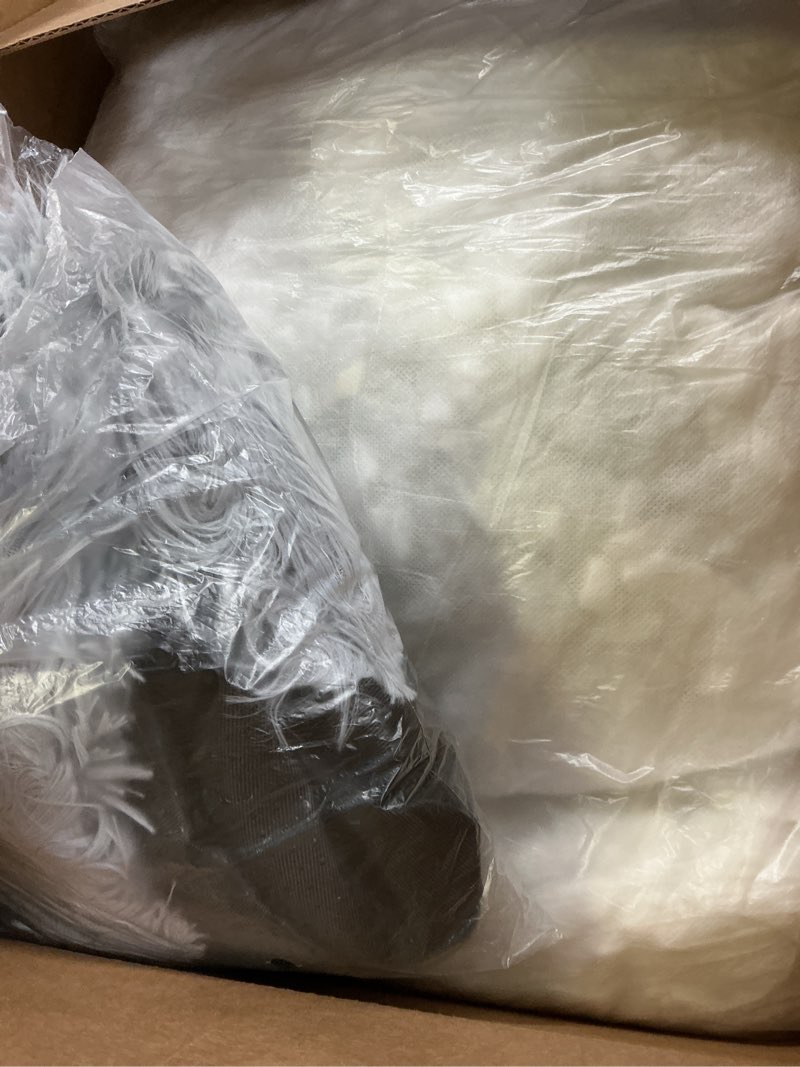 Condition photo showing New/Like New for (Similar item) BFPETHOME Dog Beds for Large Dogs, Plush Dog Crate Bed Fluffy Cozy Kennel Pad for Sleeping &Ease Anxiety, Washable Pet Mats with Anti-Slip Bottom for Large Dogs, Grey L(35x23 inch) Grey