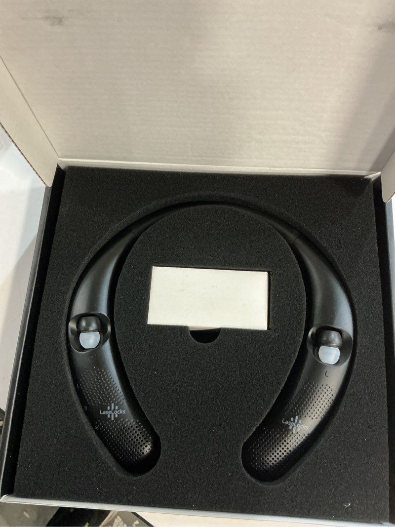 Condition photo showing Good Condition for Red Light for Ears, Portable Ear Wellness Device, Wearable Red Light Device, Neckband Design with Adjustable Earbud Cord, Featuring 3-Level Adjustment