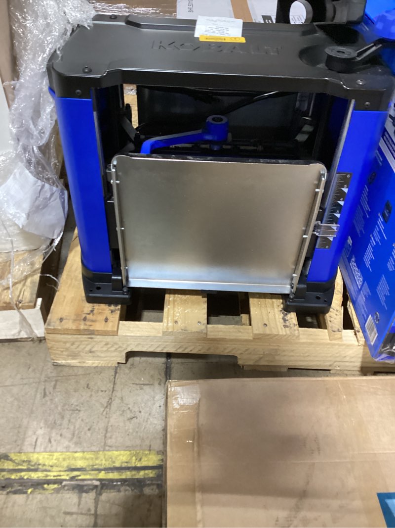 Condition photo showing As Is for kobalt 13-in w 15 -amp benchtop planer