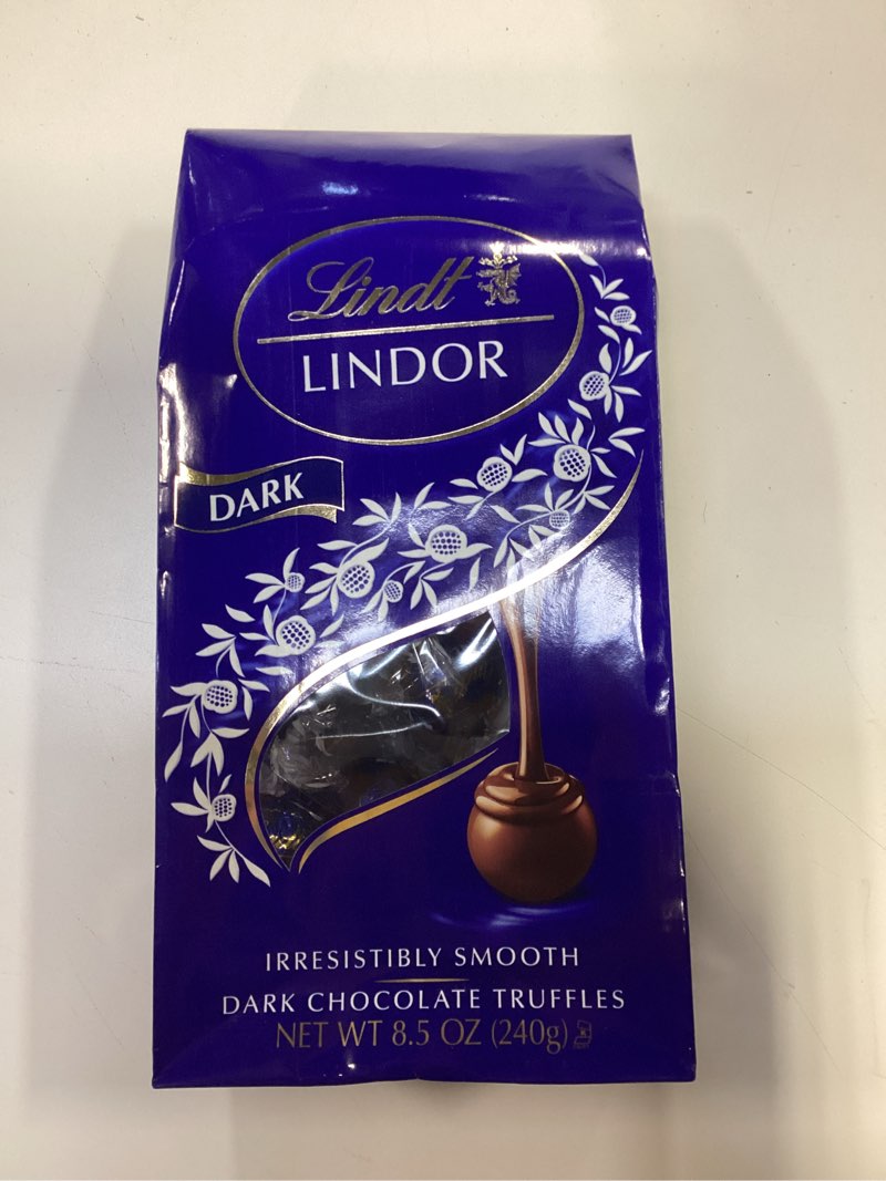 ( best by date 1/31/2026) Lindt LINDOR Dark Chocolate Truffles, Dark Chocolate Candy with Smooth, Melting Truffle Center, Easter Basket Stuffers, 8.5 oz. Bag (5 Pack)