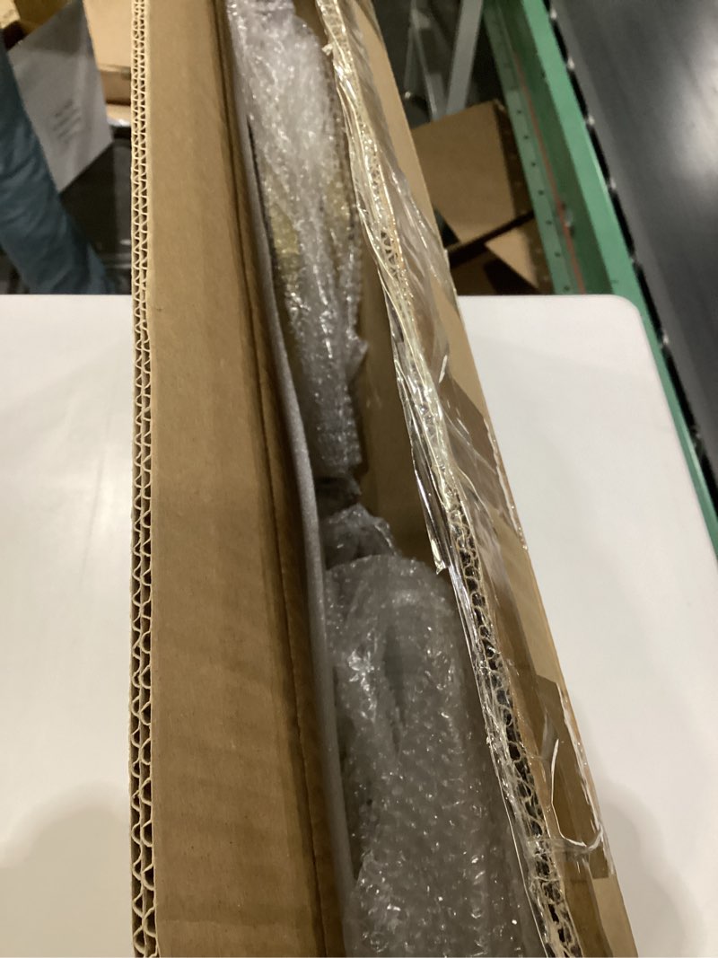 Condition photo showing As Is for Urban Deco Cylinder Stands for Party, Set of 3 Gold Metal Hexagon Cake Pedestal Stand with Marbled Countertop, Flower Plant Pedestal Stands for Display Parties Wedding Birthday Decor, 3PCS, Gold