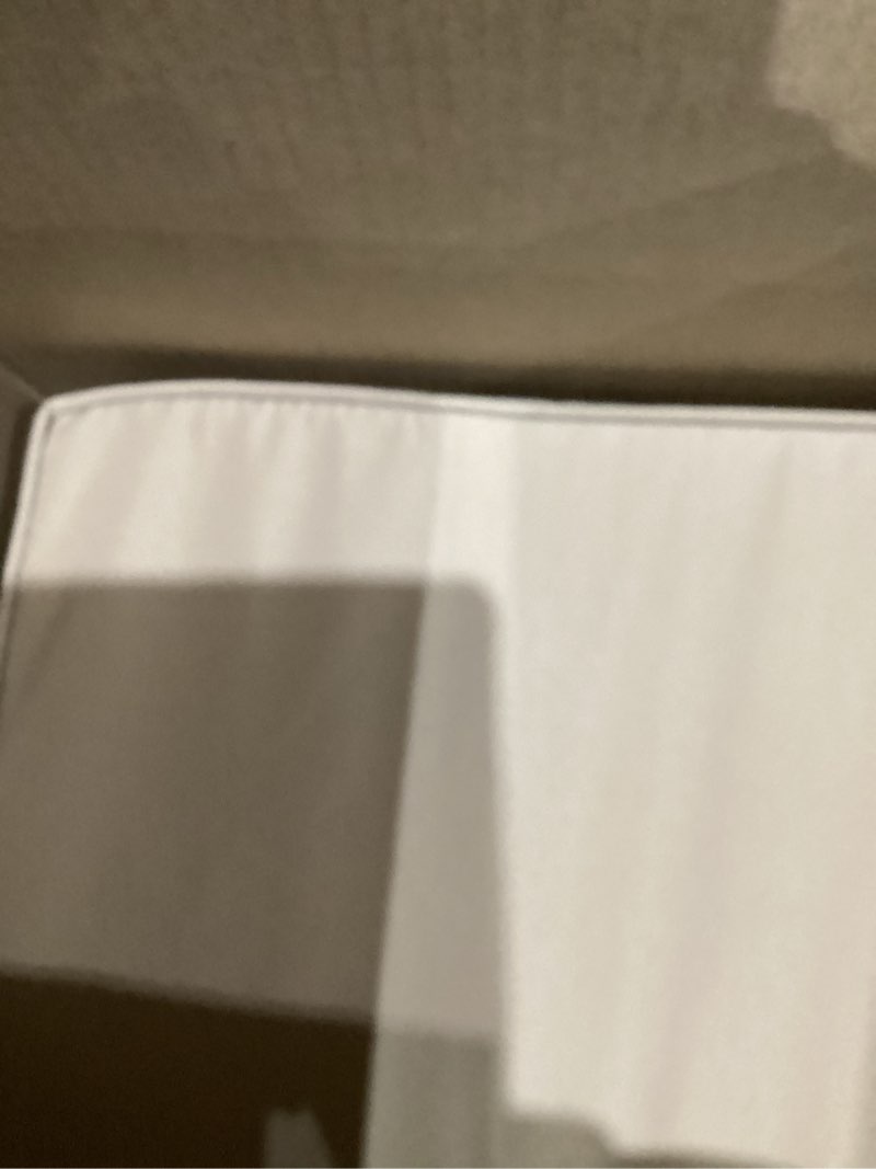 Condition photo showing New/Like New for Outdoor Chair Cushions Set of 2, Waterproof Patio Chair Cushions, Patio Furniture Cushions with Ties, Outdoor Wicker Replacement Seat Cushion, 19 x 19 x 3 inch, Beige 19.0"L x 19.0"W x 3.0"T Beige