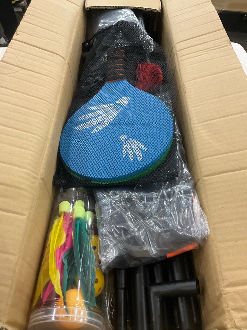 ZIDA Portable Paddle Sport Set with Net - Indoor & Outdoor Play Fun and Friendly Backyard Activities