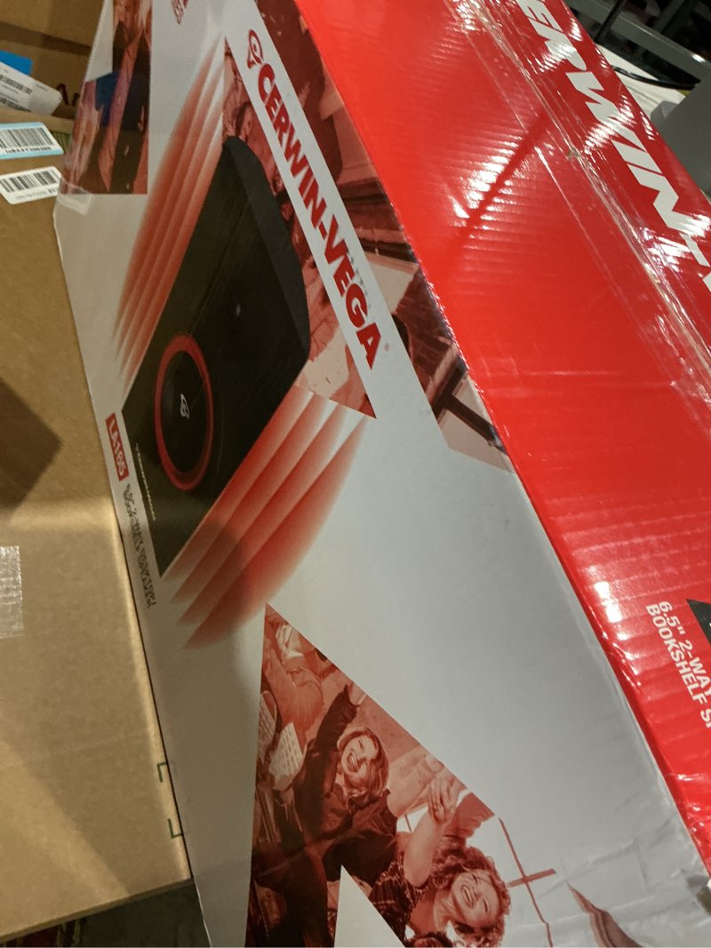 Condition photo showing New/Like New for cerwin vega mobile cv sl series 12" 3-way floor speaker - sl-12 sl-12 floor speaker