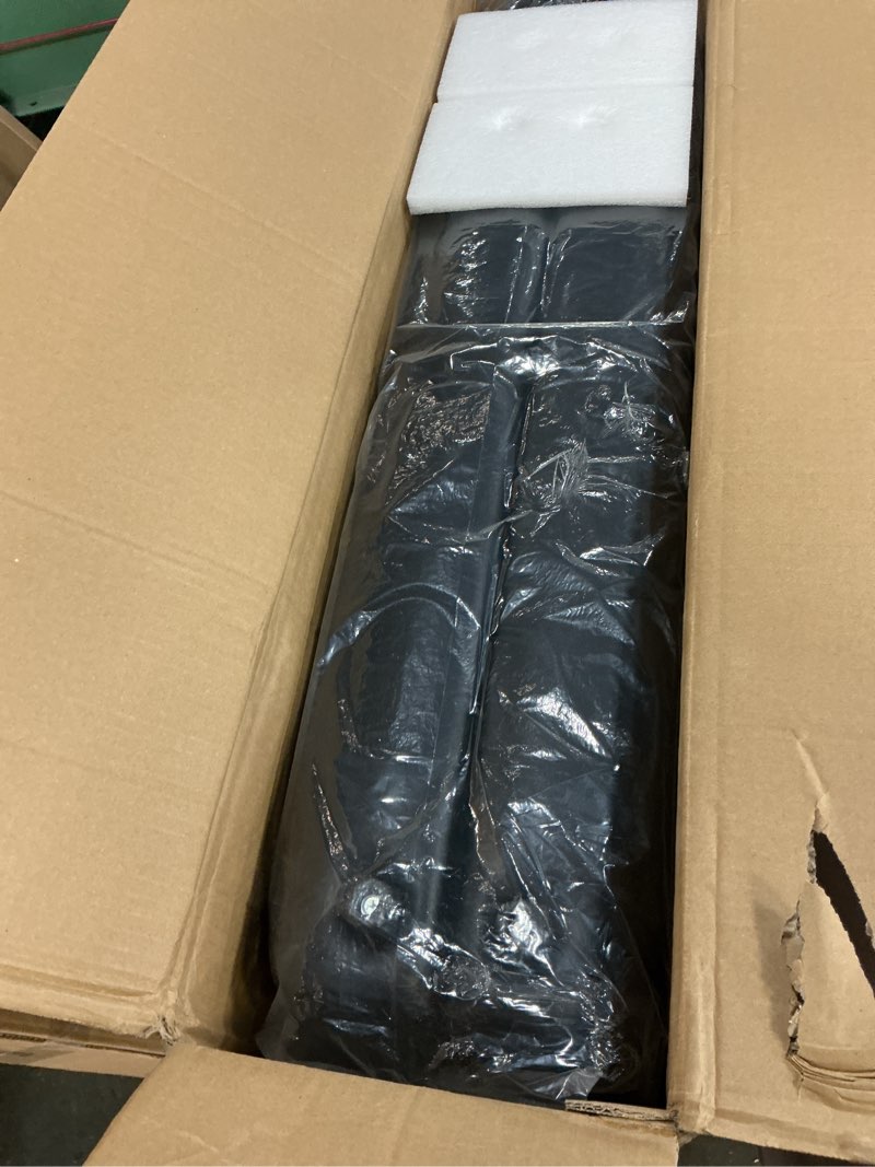 Condition photo showing New/Like New for Master Massage Newport Portable Massage Table Package with Denser 2.5" Cushion, Walnut Stained Hardwood, Steel Support Cables, Pillows & Accessories, Black, 30" Standard Black