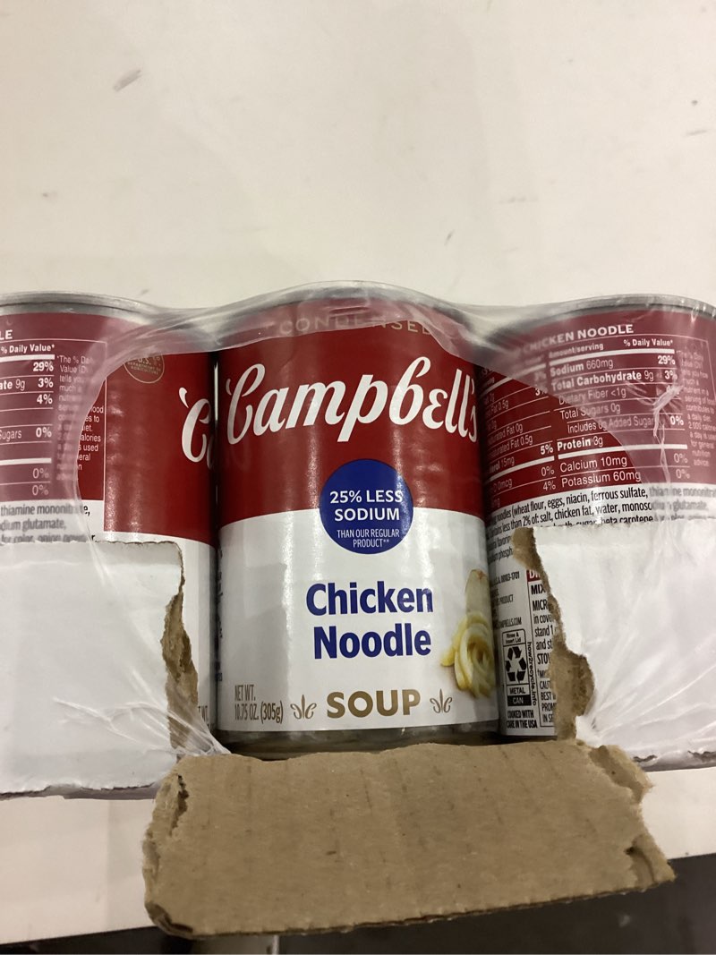 Campbell’s chicken noodle soup pack of 12