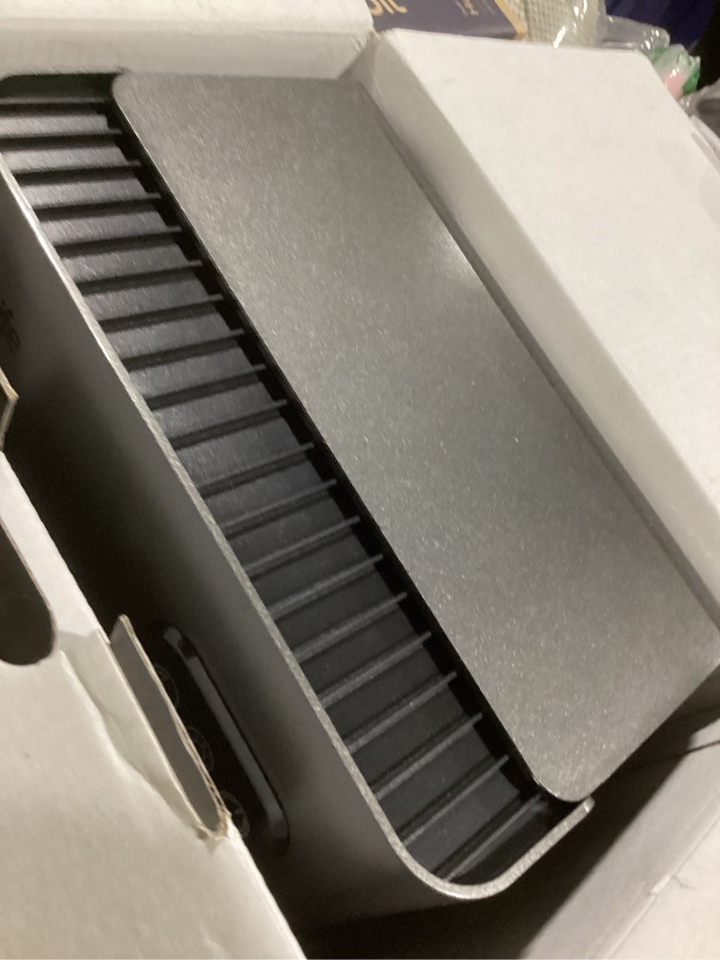 Condition photo showing New/Like New for ToLife Dehumidifiers for Home, 1000 sq.ft Dehumidifier for Bedroom Bathroom Basement with 95 OZ Water Tank, Auto Shut Off 7 Colors LED Light, Gery