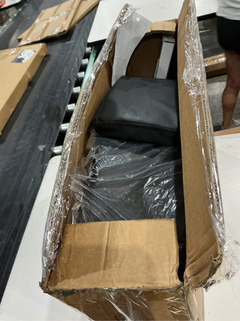 Condition photo showing As Is for adjustable roman chair with 330 lb capacity, foldable incline hyperextension bench, multi-function home gym back extension machine for glutes, hamstrings & lower back strength training