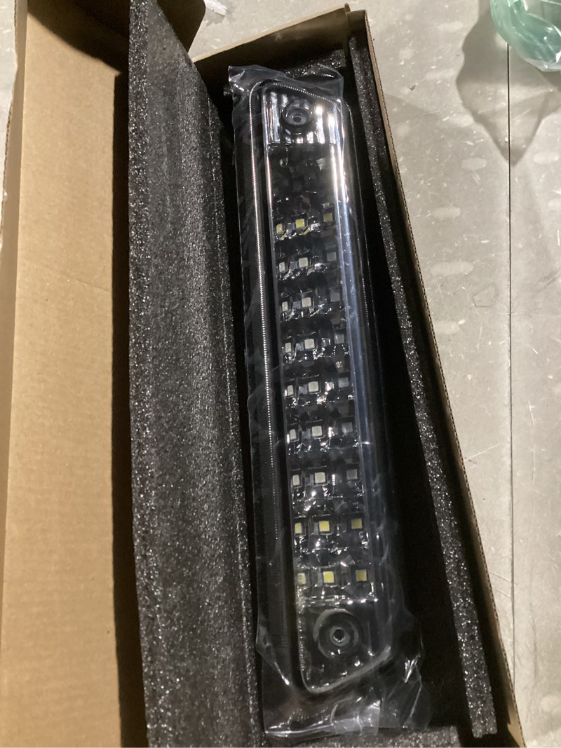 Condition photo showing Good Condition for third 3rd brake light, led high mount stop light for 2009-2014 ford f150, 10-14 lincoln mark lt, rear center cab roof tail cargo lamp, does not fit svt raptor & models with hill descent control 2009-2014 f150