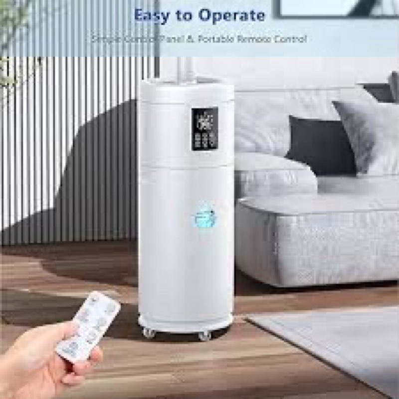 Humidifiers for Large Room Home Bedroom 2000 sq.ft. 17L/4.5Gal Large Humidifier with Extension Tube 