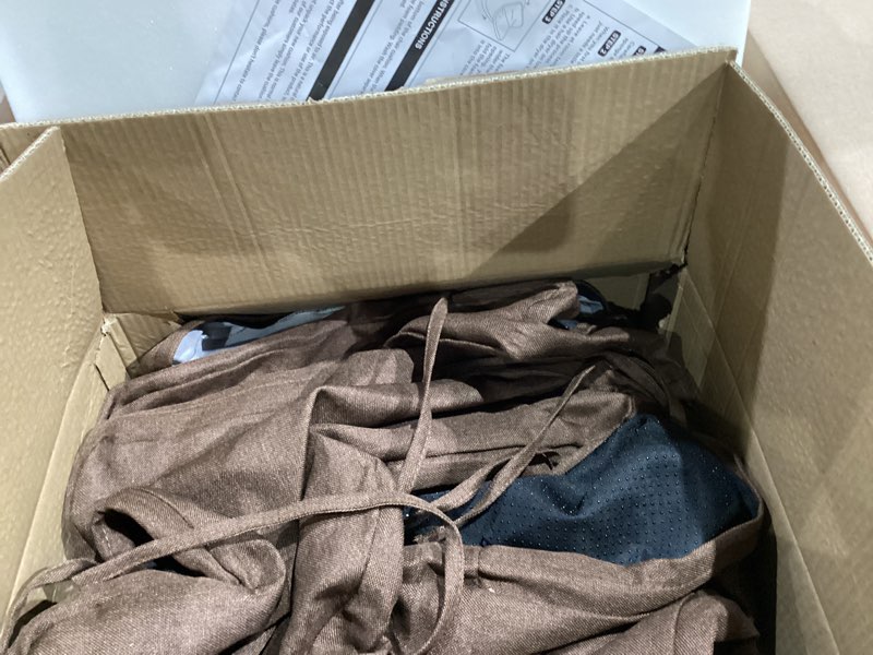 Condition photo showing Good Condition for Chair Cushions for Dining Chairs, 2" Thick Seat Cushions for Kitchen Chairs, D-Shaped Chair Pads with Washable Cover, Ties and Non Slip Backing, 17'' x 16'', Set of 6, Brown 6 Count(Pack of 1) Brown