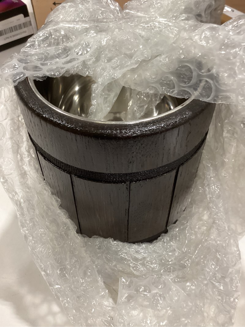 Condition photo showing Good Condition for Beer Mug 20 OZ - Tankard Mug - Beer stein - Wooden beer mug - Stainless Steel Cup - Handmade Gifts for Men - Fathers Day, Christmas or Birthday Gift Idea - Men Mug - Retro Brown Single Retro Brown 20 OZ