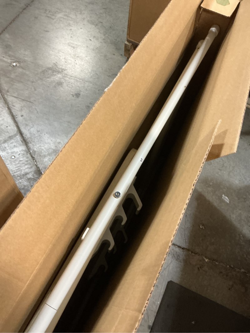 Condition photo showing Good Condition for Huuger Folding Desk with 3-Level Adjustable Height and Tablet Slot, 24 Inch Foldable Computer Desk for Small Spaces, Space Saving, Writing Work Table for Home Office, Bedroom, Study, Oak 26.6 inch Beige