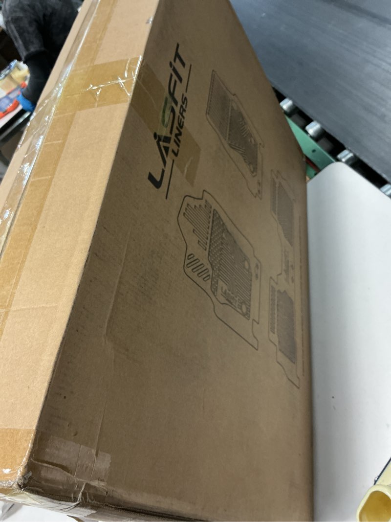 Condition photo showing New/Like New for lasfit floor mats for toyota tacoma 2024 2025 2026 double cab auto tran (not fit hybrid) all weather floor liner for tacoma trd/sr/sr5/limited tpe custom fit car mats front&rear 2 row mats 2024-2026|tacoma doublecab auto|floor mats