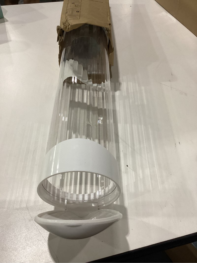 Condition photo showing New/Like New for samhe cup dispenser medium pull type, paste or screw plate mountable cup holder, fits 5oz - 7oz cone or flat bottom cups, 16” tube length, mounting water dispenser cooler or wall (medium, white) white medium