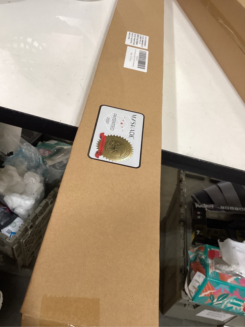 Condition photo showing New/Like New for myshade cordless blackout cellular shades for windows, honeycomb window shades with thermal insulation, child & pet safe room darkening shade, easy install,41" w x 72" h, grey grey 41"w x 72"h