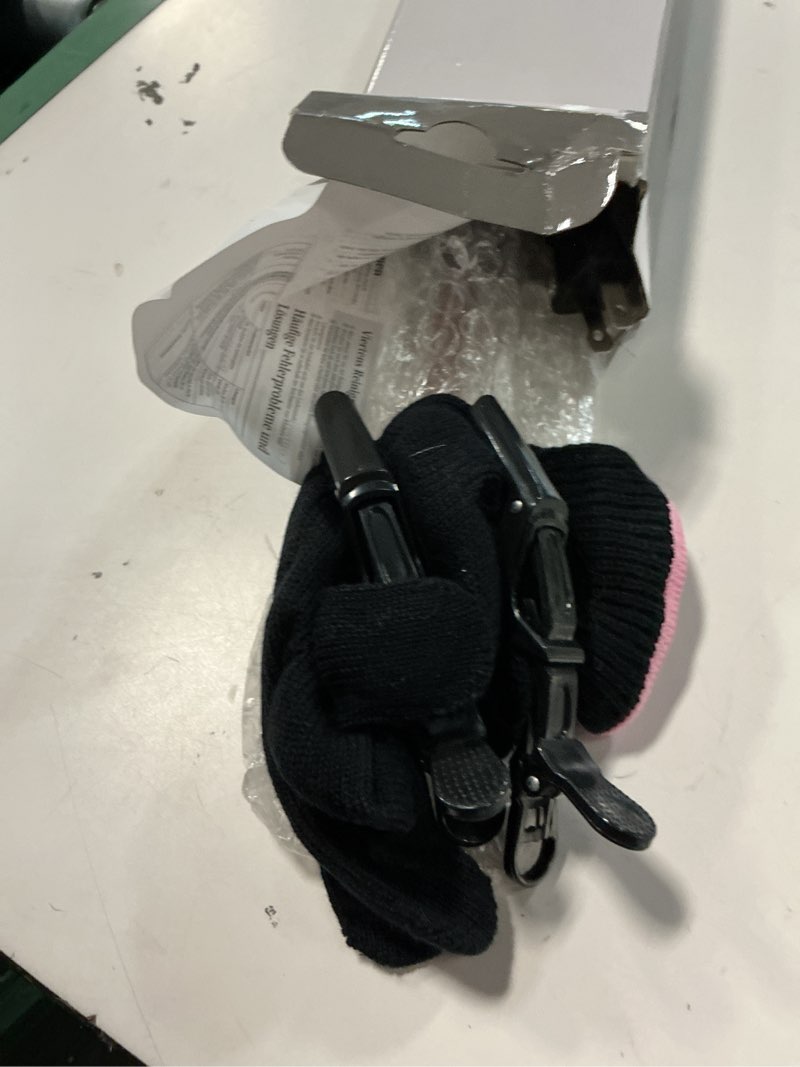 Condition photo showing New/Like New for thin curling iron, 3/8 inch small curling iron wand for short & long hair, small ceramic barrel with 2 temperature for tight curls, include heat resistant glove
