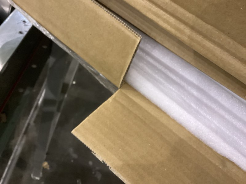 Condition photo showing New/Like New for Large Dog Door for Sliding Glass Door, Openable Doggy Door for Sliding Glass Doors, All-Metal Framed, Adjustable Height 91 7/16" to 96" - Large Tall 96" Sliding Door Large