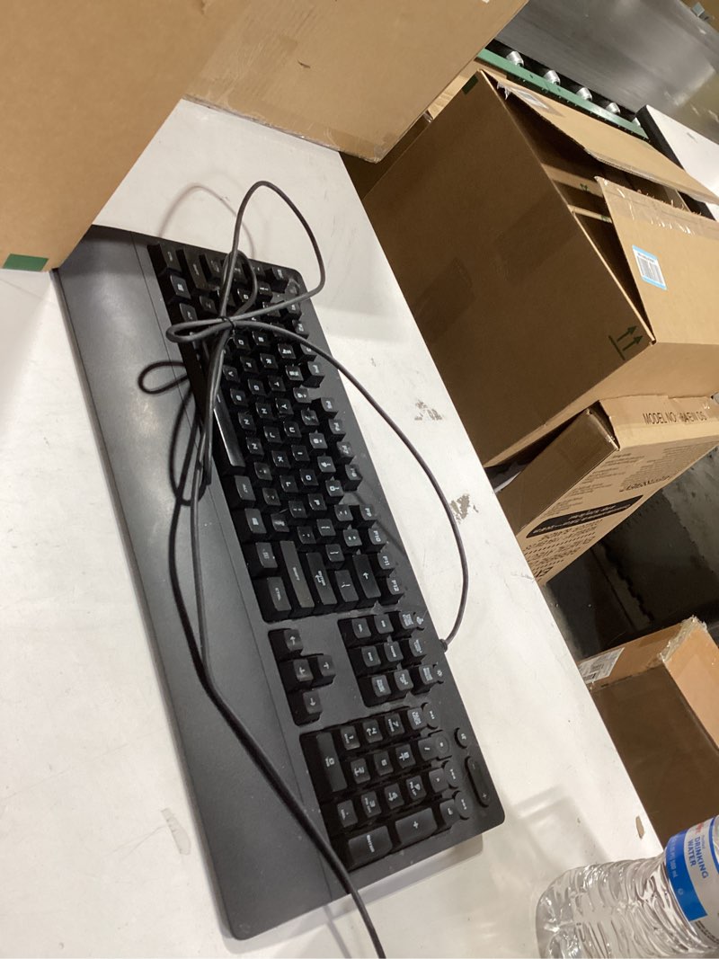 Condition photo showing Good Condition for Logitech G213 Prodigy Gaming Keyboard - Wired RGB Backlit Keyboard with Mech-Dome Keys, Palm Rest, Adjustable Feet, Media Controls, USB, Compatible with Windows – Black