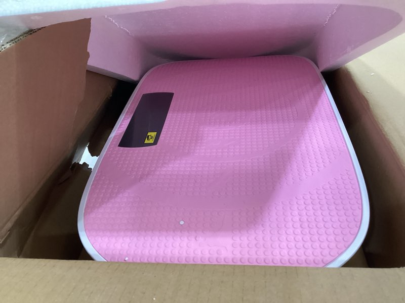 Condition photo showing Good Condition for merach vibration plate exercise machine, whole body workout equipment for women, bluetooth and silicone pedal, vibration plate with auto mode, vibrate fitness platform for home pro pink