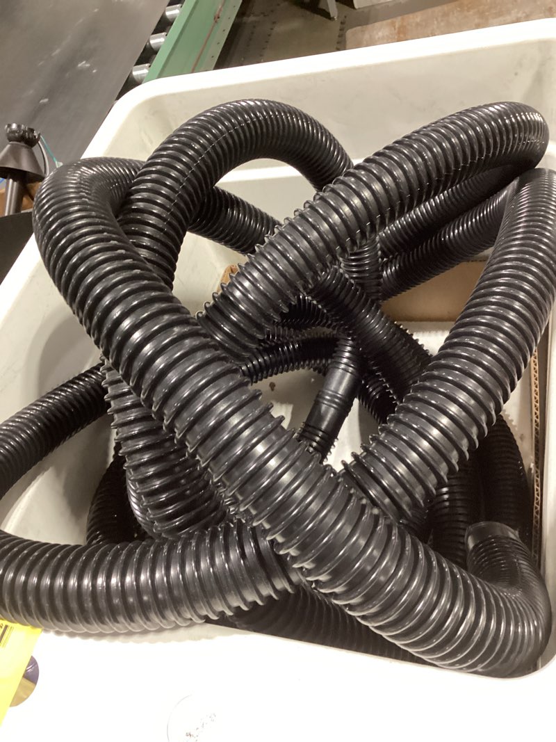 Condition photo showing Good Condition for 1 in. x 50 ft. flex tubing black