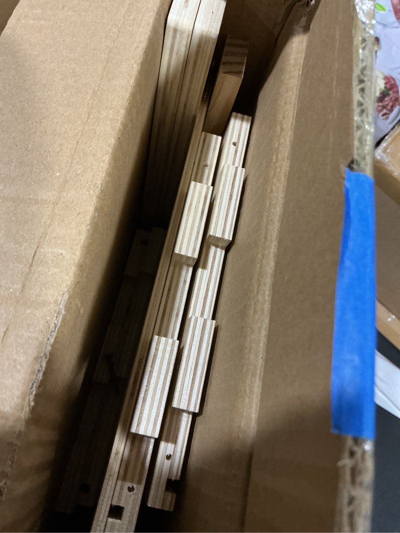 Condition photo showing Good Condition for Wooden Baby Shower Crate Closet , Baby Storage nursery Crate Hamper with Handle, Gift Basket for Baby nursery Excluding hangers?Newborn Boy Girl Welcome Gift for New Mom Parents