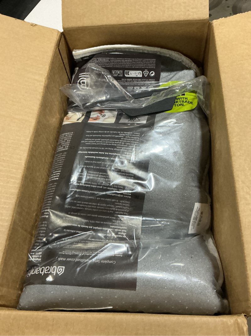 Condition photo showing Good Condition for Brabantia Size B (49 x 15 in) Replacement Ironing Board Cover with Thick Foam & Felt Padding (Metallized) Easy-Fit, 100% Cotton Foam/Felt Padding Size B (49 x 15 in) Metallised