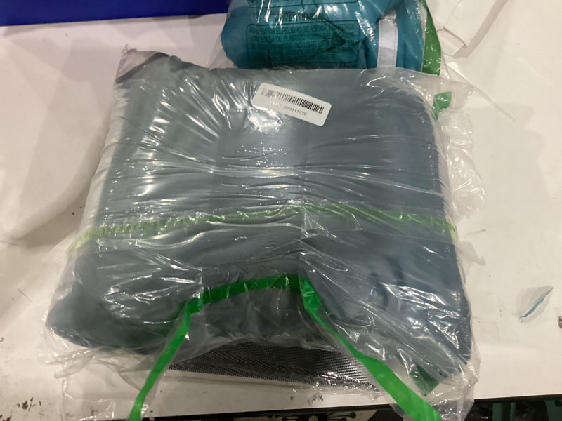 Condition photo showing New/Like New for MIULEE Velvet Curtains 96 inches - Luxury Blackout Curtains for Bedroom Living Room Thermal Insulated Super Soft Window Drapes Rod Pocket & Back Tab, Stone Blue, W52 x L96 inches, 2 Panels 52"W x 96"L (Pack of 2) Stone Blue