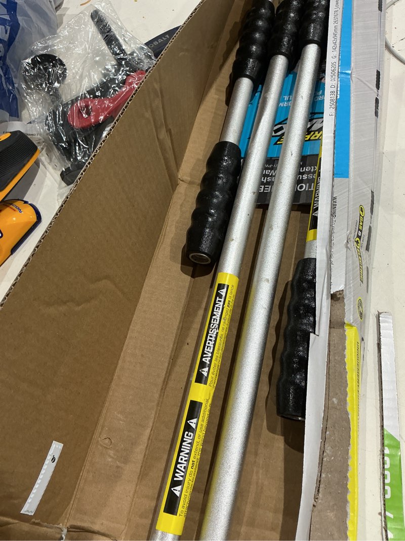 Condition photo showing As Is for surfacemaxx 9 ft. l extended reach wands 4000 psi