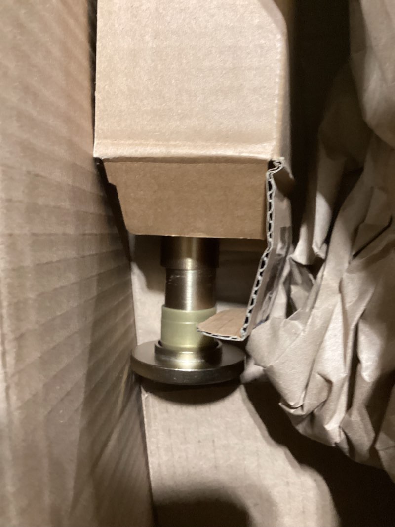 Condition photo showing Good Condition for Ivilon Tension Curtain Rod - Spring Tension Rod for Windows or Shower, 24 to 36 Inch. Warm Gold 24" to 36" Warm Gold