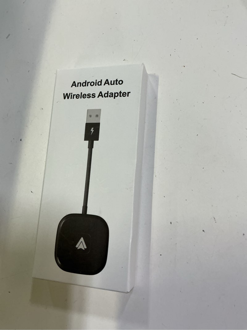 Condition photo showing New/Like New for android auto wireless adapter for wired android auto cars converts wired to wireless - easy setup plug & play seamless connection stable and fast black