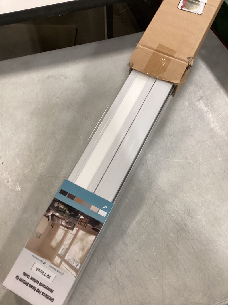 Condition photo showing New/Like New for MYshade Top Down Bottom Up Shades Light Filtering Shades Cordless Blinds for Windows Cellular Shades Blinds & Shades Window Shade Easy to Install 30" W X 72" H(White), CEL30WT72F