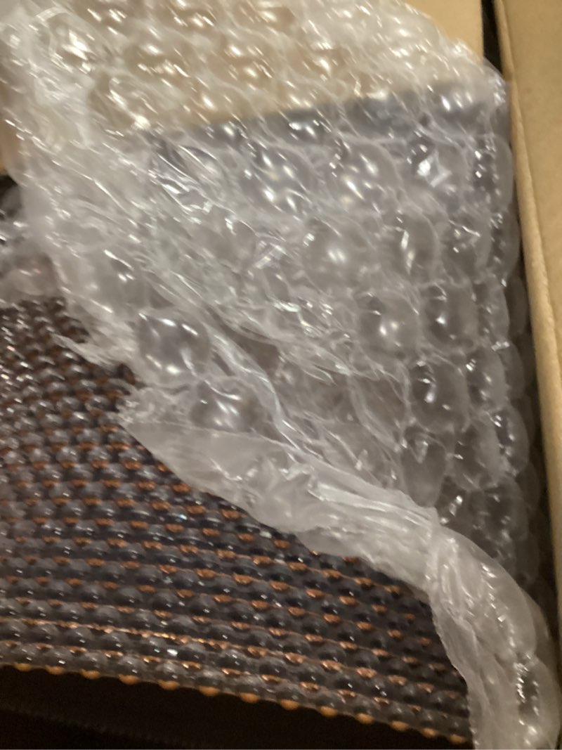 Condition photo showing Good Condition for Hoolerry 100 Pack Clear Charger Plates Bulk 13 Inch Acrylic Round Dinner Charger Plates Beaded Frosted Grain Dinner Decorative Dishes for Wedding Party Events Home Kitchen Tabletop(Rose Gold,Beads) Rose Gold Beads