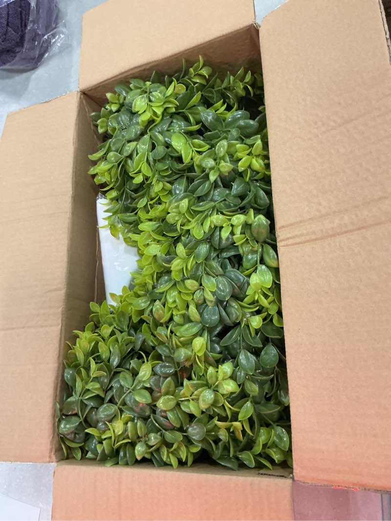 Condition photo showing Good Condition for 22 inch artificial boxwood wreaths for front door, summer door wreath with sash, spring green wreath weatherproof for wall window porch farmhouse wedding decor all year round indoor outdoor